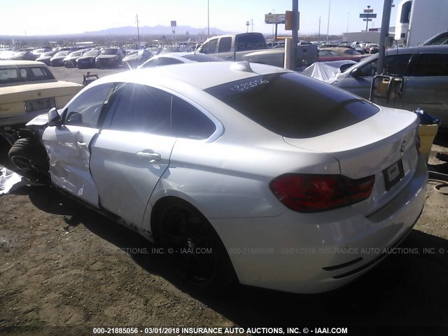 WBA4A9C58GG506250 - 2016 BMW 428 I/GRAN COUPE/SULEV WHITE photo 3