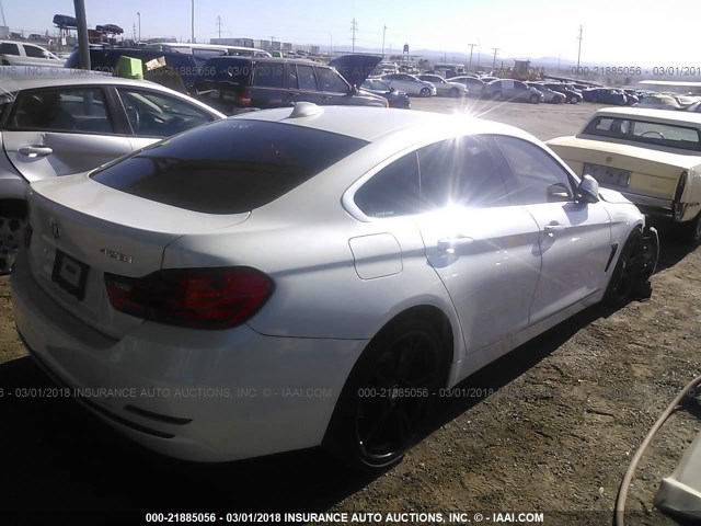 WBA4A9C58GG506250 - 2016 BMW 428 I/GRAN COUPE/SULEV WHITE photo 4