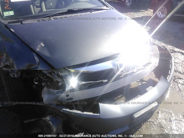 2HGFA1F37AH562782 - 2010 HONDA CIVIC VP GRAY photo 6