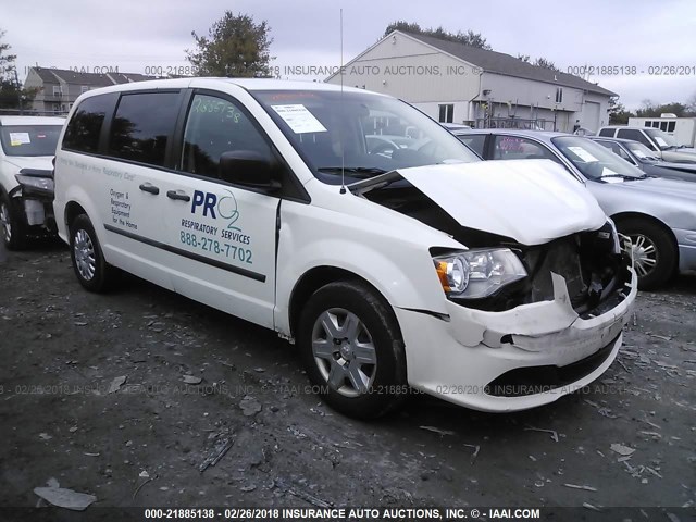 2C4JDGAG9CR265944 - 2012 DODGE RAM VAN WHITE photo 1