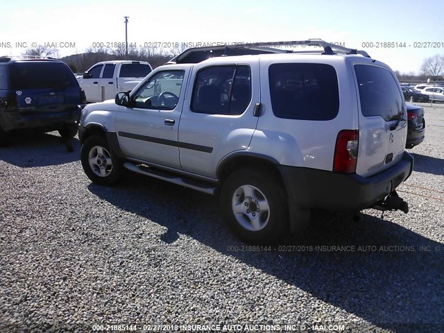 5N1ED28Y42C596601 - 2002 NISSAN XTERRA XE/SE SILVER photo 3