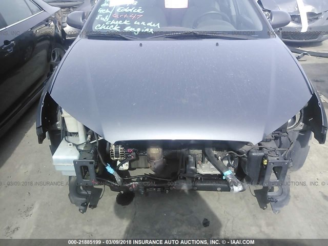 KMHDU46D78U574571 - 2008 HYUNDAI ELANTRA GLS/SE/LIMITED GRAY photo 6