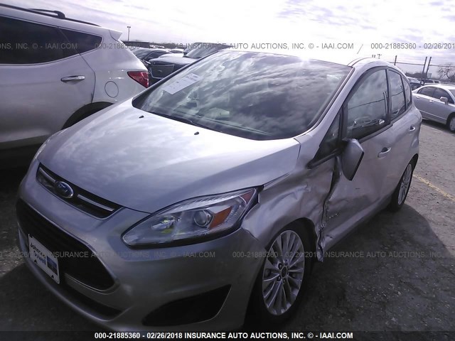 1FADP5AU4HL117978 - 2017 FORD C-MAX SE SILVER photo 2