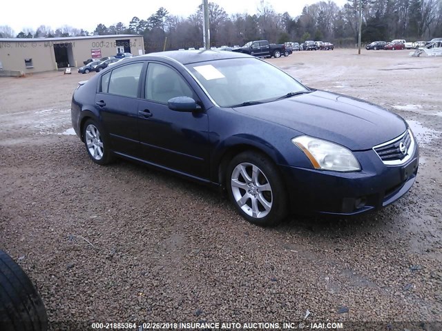 1N4BA41EX7C832225 - 2007 NISSAN MAXIMA SE/SL BLUE photo 1