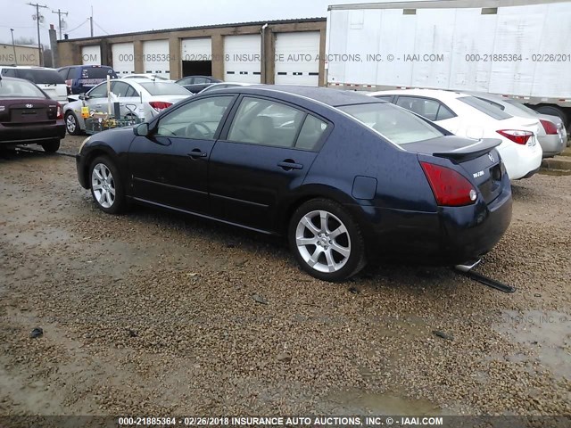 1N4BA41EX7C832225 - 2007 NISSAN MAXIMA SE/SL BLUE photo 3