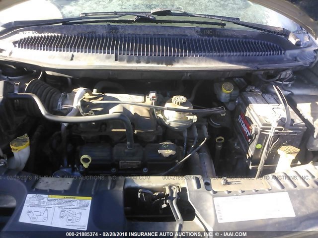 2C4GP54L35R391136 - 2005 CHRYSLER TOWN & COUNTRY TOURING Champagne photo 10