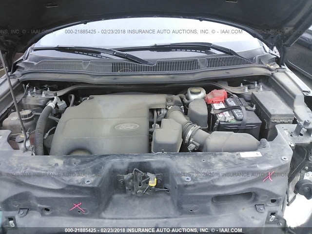 1FM5K7F81FGB98122 - 2015 FORD EXPLORER LIMITED Қара фото 10