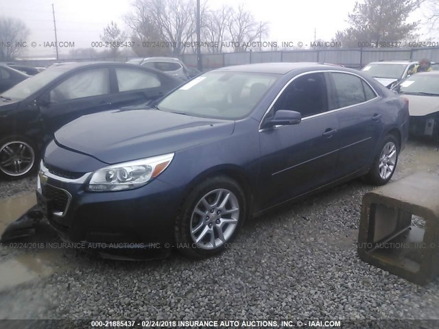 1G11C5SL3FF202961 - 2015 CHEVROLET MALIBU 1LT 蓝色 照片 2