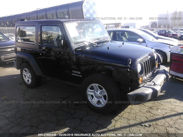 1C4AJWAG3CL229355 - 2012 JEEP WRANGLER SPORT 黑色 照片 1