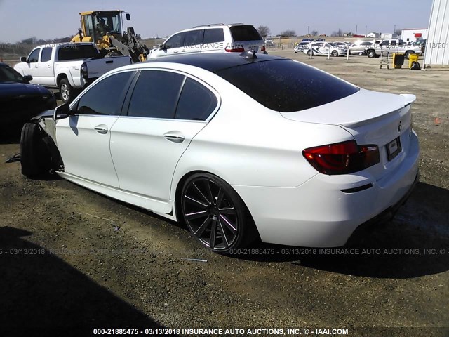 WBAFR7C50BC604548 - 2011 BMW 535 I WHITE photo 3