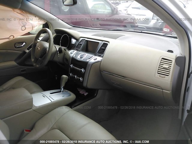 JN8AZ1MW6CW233207 - 2012 NISSAN MURANO S/SL/LE 白色 照片 5