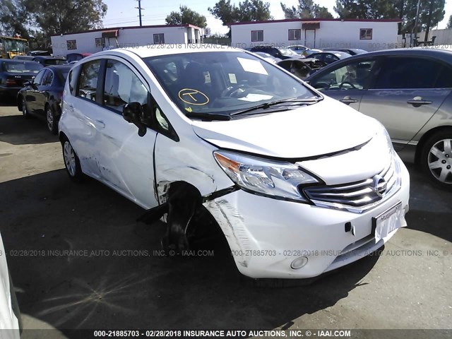 3N1CE2CP0GL365975 - 2016 NISSAN VERSA NOTE S/S PLUS/SV/SL/SR WHITE photo 1