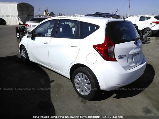 3N1CE2CP0GL365975 - 2016 NISSAN VERSA NOTE S/S PLUS/SV/SL/SR WHITE photo 3
