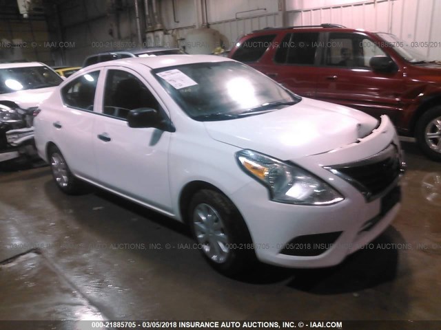 3N1CN7AP0FL839597 - 2015 NISSAN VERSA S/S PLUS/SV/SL WHITE photo 1