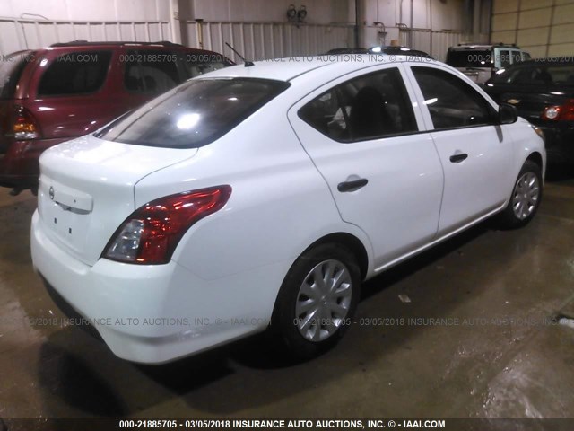 3N1CN7AP0FL839597 - 2015 NISSAN VERSA S/S PLUS/SV/SL WHITE photo 4