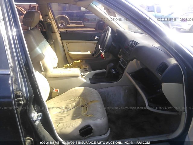 JH4KA7651PC015552 - 1993 ACURA LEGEND L BLACK photo 5