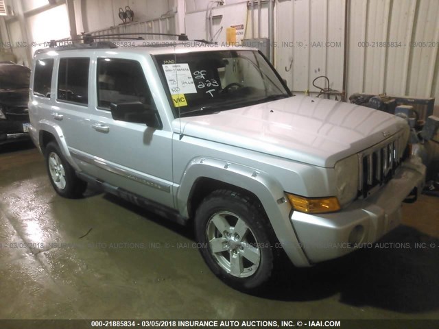 1J8HG58N06C178938 - 2006 JEEP COMMANDER LIMITED SILVER photo 1