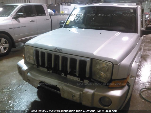 1J8HG58N06C178938 - 2006 JEEP COMMANDER LIMITED SILVER photo 6
