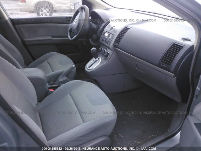 3N1AB61E78L618266 - 2008 NISSAN SENTRA 2.0/2.0S/2.0SL GRAY photo 5