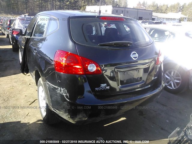 JN8AS58V89W446567 - 2009 NISSAN ROGUE S/SL BLACK photo 3