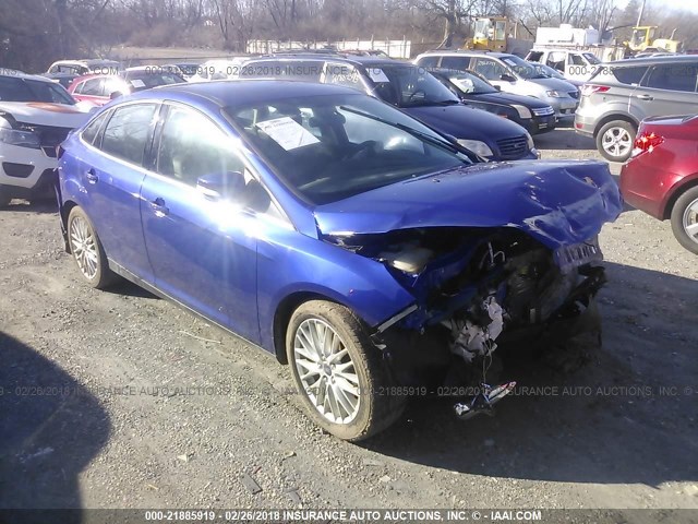 1FADP3J24DL188854 - 2013 FORD FOCUS TITANIUM BLUE photo 1