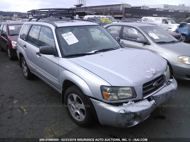 JF1SG65653H764474 - 2003 SUBARU FORESTER 2.5XS ვერცხლისფერი ფოტო 1