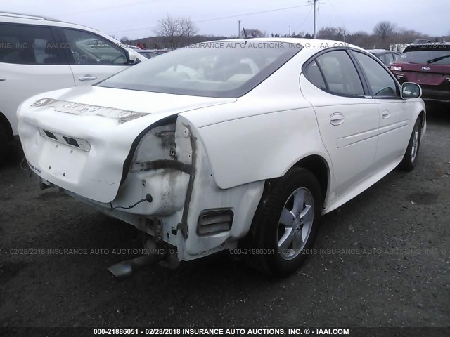 2G2WP552X71141903 - 2007 PONTIAC GRAND PRIX WHITE photo 4