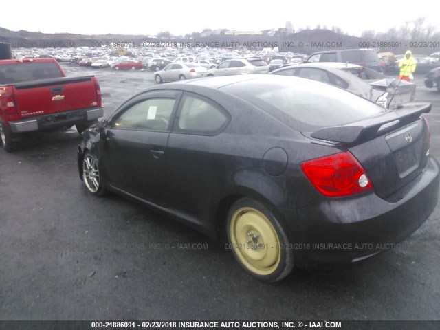 JTKDE177160081720 - 2006 TOYOTA SCION TC 黑色 照片 3