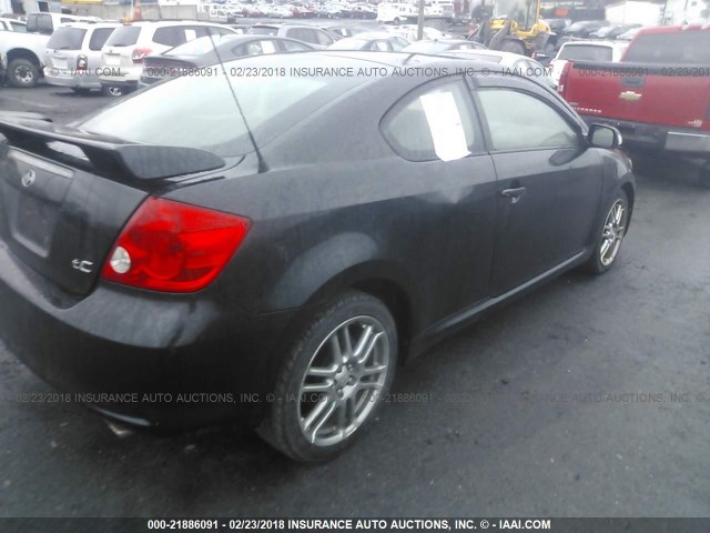 JTKDE177160081720 - 2006 TOYOTA SCION TC 黑色 照片 4