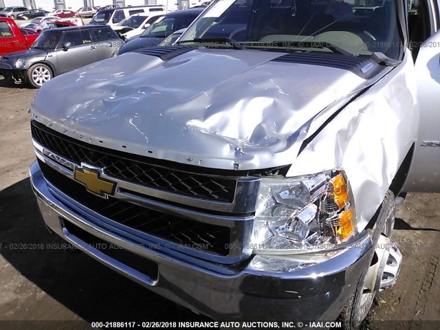 1GC4KZC88CF177124 - 2012 CHEVROLET SILVERADO K3500 SILVER photo 7