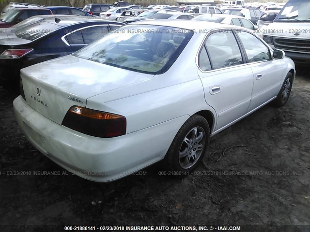 19UUA566X1A020311 - 2001 ACURA 3.2TL WHITE photo 4