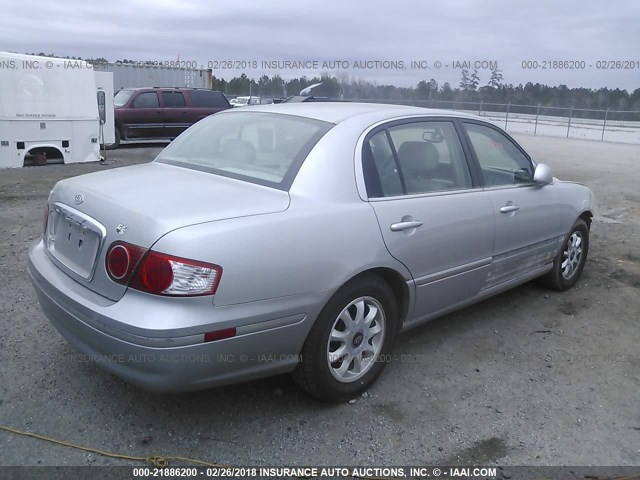 KNALD124755074045 - 2005 KIA AMANTI GRAY photo 4