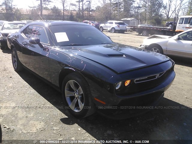 2C3CDZAG1FH720708 - 2015 DODGE CHALLENGER SXT BLACK photo 1