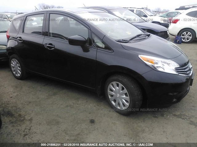 3N1CE2CP0FL443458 - 2015 NISSAN VERSA NOTE S/S PLUS/SV/SL/SR BLACK photo 1