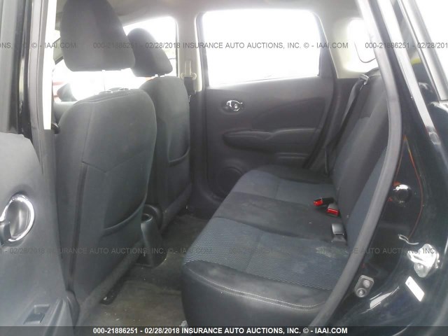 3N1CE2CP0FL443458 - 2015 NISSAN VERSA NOTE S/S PLUS/SV/SL/SR BLACK photo 8