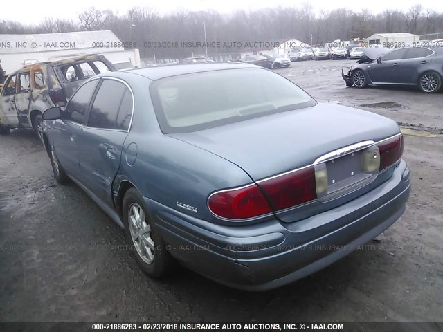 1G4HR54K52U281625 - 2002 BUICK LESABRE LIMITED Light Blue photo 3