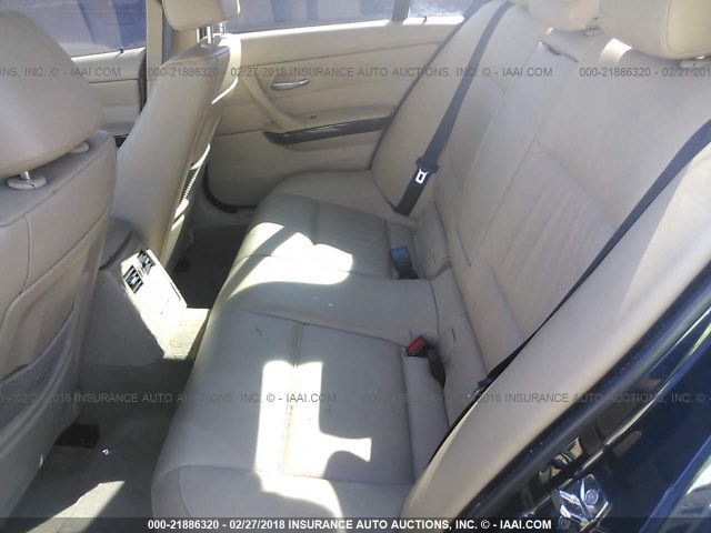 WBAVB17556NK30259 - 2006 BMW 325 I AUTOMATIC BLUE photo 8