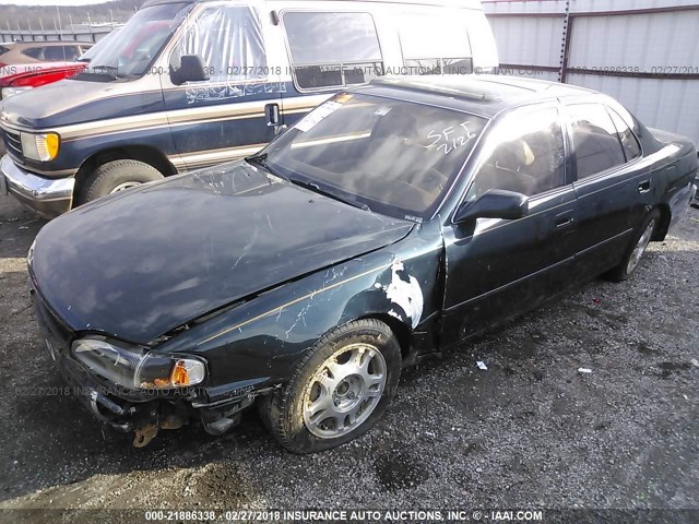 4T1GK13E7SU071662 - 1995 TOYOTA CAMRY XLE GREEN photo 2