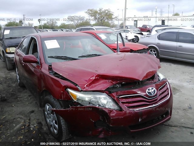 4T4BF3EK8AR018731 - 2010 TOYOTA CAMRY SE/LE/XLE RED photo 6