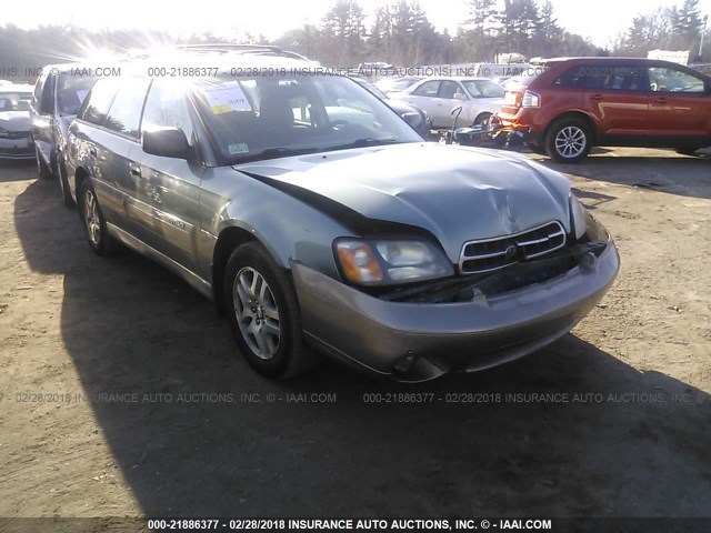 4S3BH675247608816 - 2004 SUBARU LEGACY OUTBACK AWP 绿色 照片 1