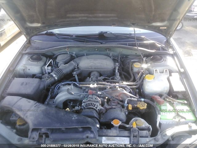 4S3BH675247608816 - 2004 SUBARU LEGACY OUTBACK AWP 绿色 照片 10
