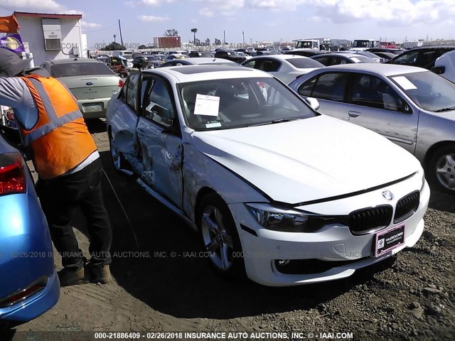 WBA3C1C52EK116133 - 2014 BMW 328 I SULEV WHITE photo 1