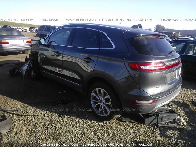 5LMCJ2C99HUL08846 - 2017 LINCOLN MKC SELECT GRAY photo 3