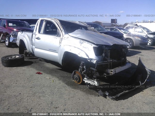 5TEUX42N97Z457901 - 2007 TOYOTA TACOMA ACCESS CAB SILVER photo 1