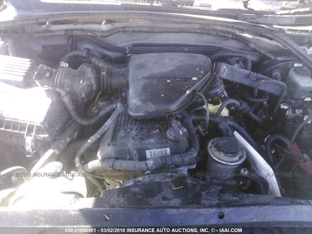 5TEUX42N97Z457901 - 2007 TOYOTA TACOMA ACCESS CAB Silber Foto 10