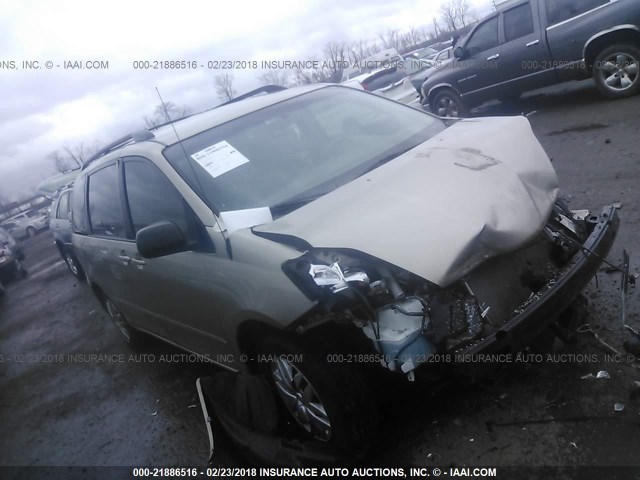 5TDZK23CX9S275971 - 2009 TOYOTA SIENNA CE/LE TAN photo 1