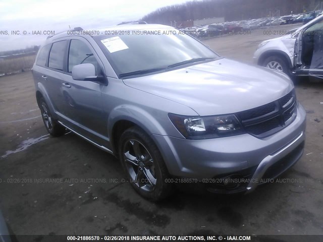 3C4PDDGG9HT567769 - 2017 DODGE JOURNEY CROSSROAD GRAY photo 1