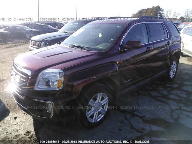 2GKALNEK7G6300644 - 2016 GMC TERRAIN SLE RED photo 2