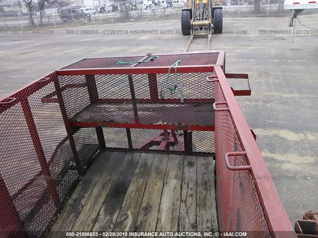 46UFU142X61104974 - 2006 DIAMOND UTILITY TRAILER  RED photo 5