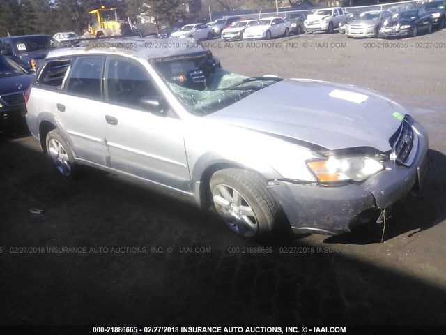 4S4BP61CX66350303 - 2006 SUBARU LEGACY OUTBACK 2.5I SILVER photo 1